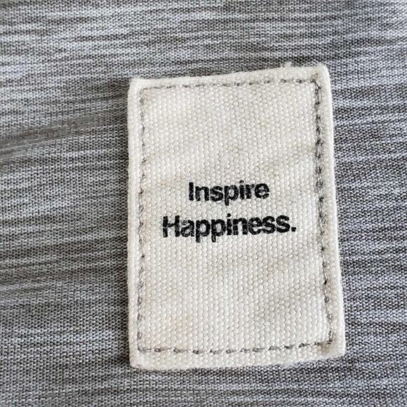 Vuori Henley Shirt Mens Large ? Gray Long Sleeve Performance Stretch Athletic - Picture 6 of 8